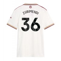 Arsenal Martin Zubimendi #36 Tretí Ženy futbalový dres 2025-26 Krátky Rukáv